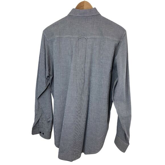 Men’s Polo Chaps Ralph Lauren  Blue Button Up Shirt Size 15.5 34-35 Old Money - Picture 3 of 7